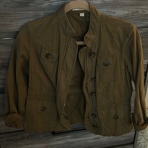 Ann Taylor Loft jacket in olive green size XSP